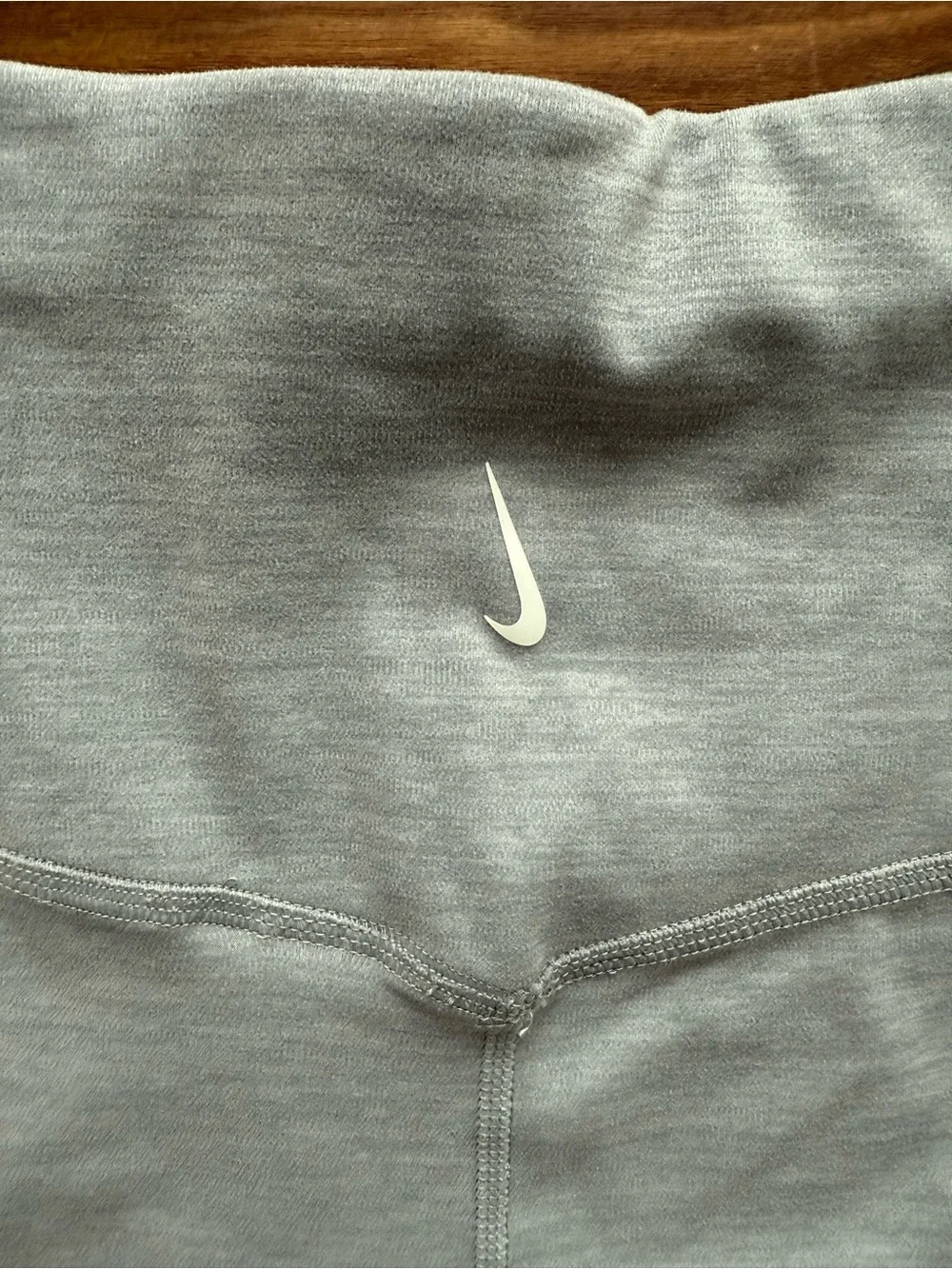 Nike Yoga Luxe Compression Biker Shorts 2XL XXL Women's High Rise Heather Grey